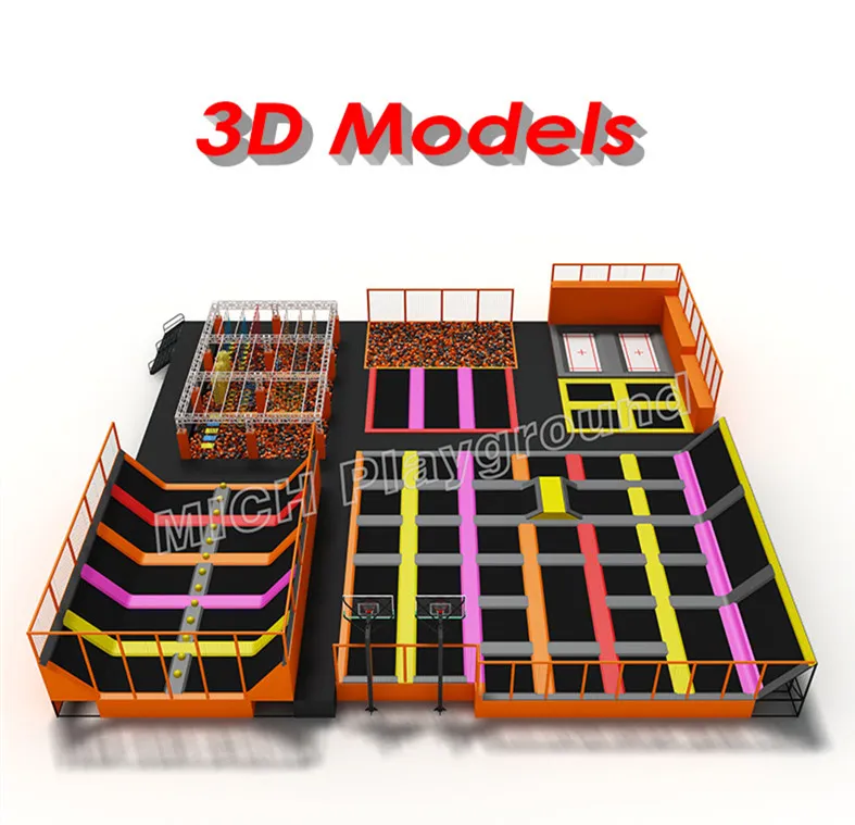 Indoor Trampoline Small Trampoline Amusement Trampoline Jumping Trampoline