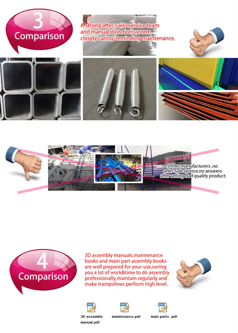 Indoor Trampoline Small Trampoline Amusement Trampoline Jumping Trampoline