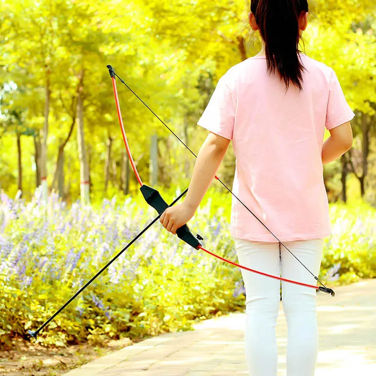 Kids Outdoor Shooting Takedown Recurve Bow Archery Game 15lbs Children Recurve Bow