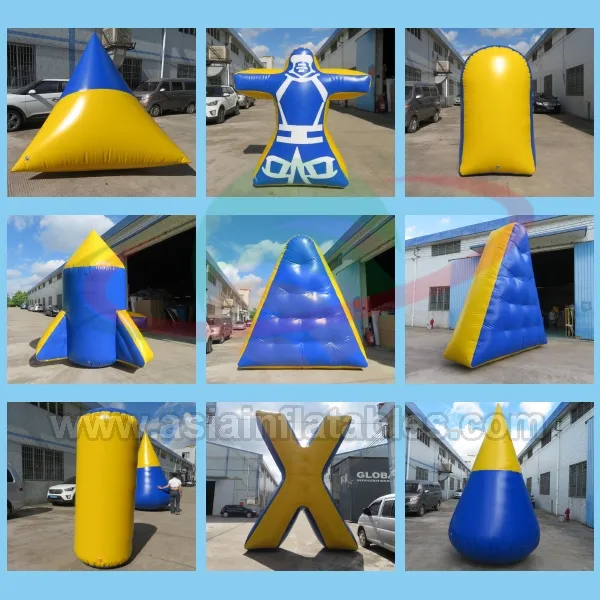 Kids Portable Inflatable Laser Tag/ Paintball Bunker Sport Equipment for Outdoor Interactive Game