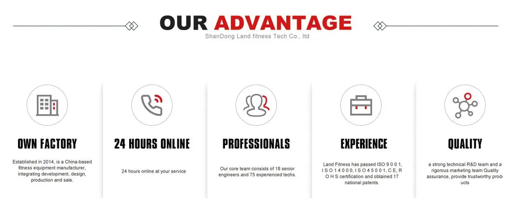 Land Fitness Wooden Treadmill for Home Use