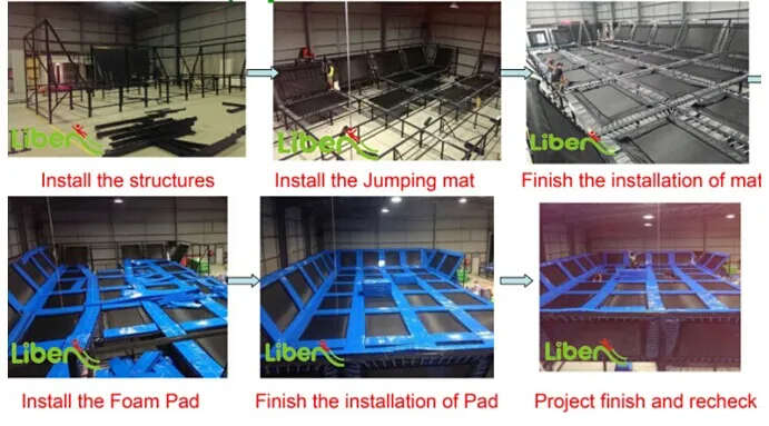 Liben Customized Used Adults Indoor Trampoline Court