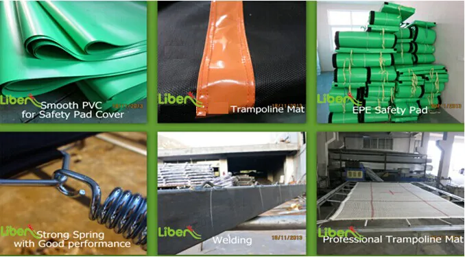 Liben Popular Rectangular Indoor Trampoline for Adults