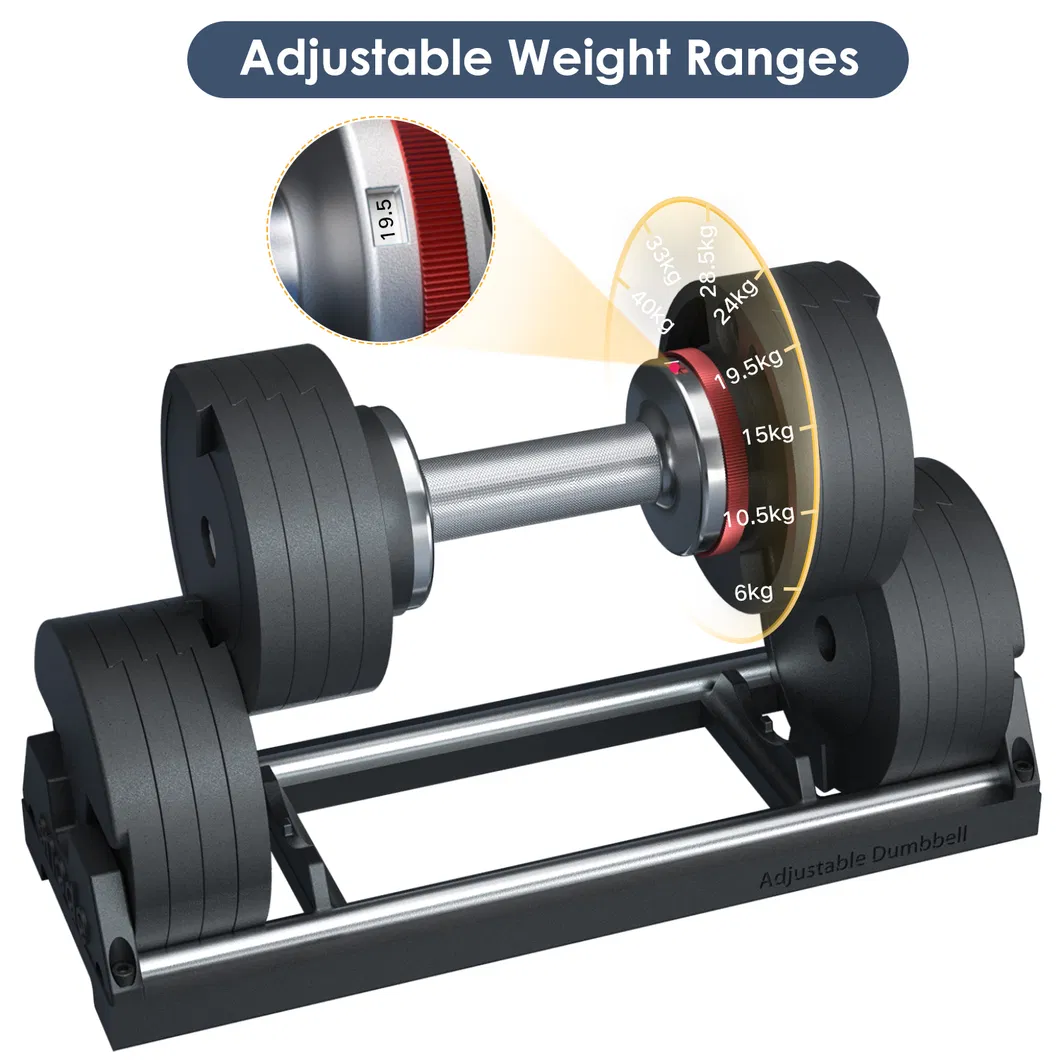 Made-in-China Adjustable Dumbbell Fitness Weight Dumbbells 40kg