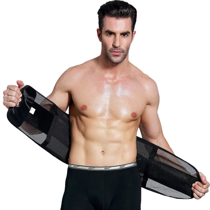 Men with Waist Abdomen Cross-Border Tight Plastic Belt Staylace Body Breathable Girdle Less Beer Belly Shapewear