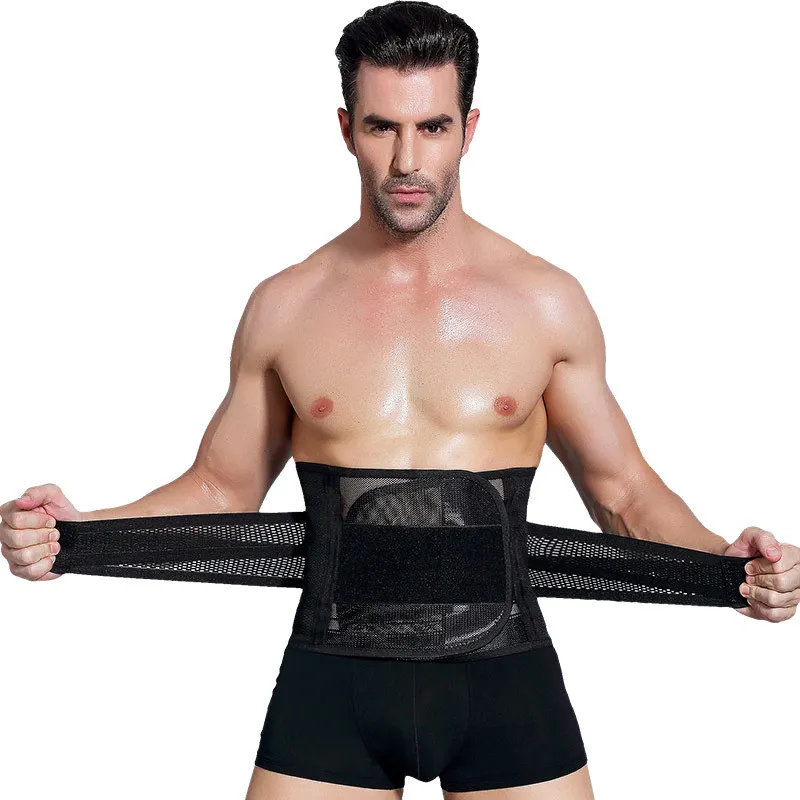 Men with Waist Abdomen Cross-Border Tight Plastic Belt Staylace Body Breathable Girdle Less Beer Belly Shapewear