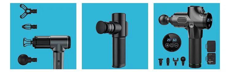 New Handheld Muscle Massager Cordless Percussion Body Massager