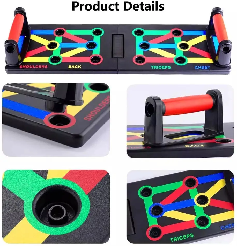 New Portable Home Fitness Body Building and Folding Push up Board for Push up Training