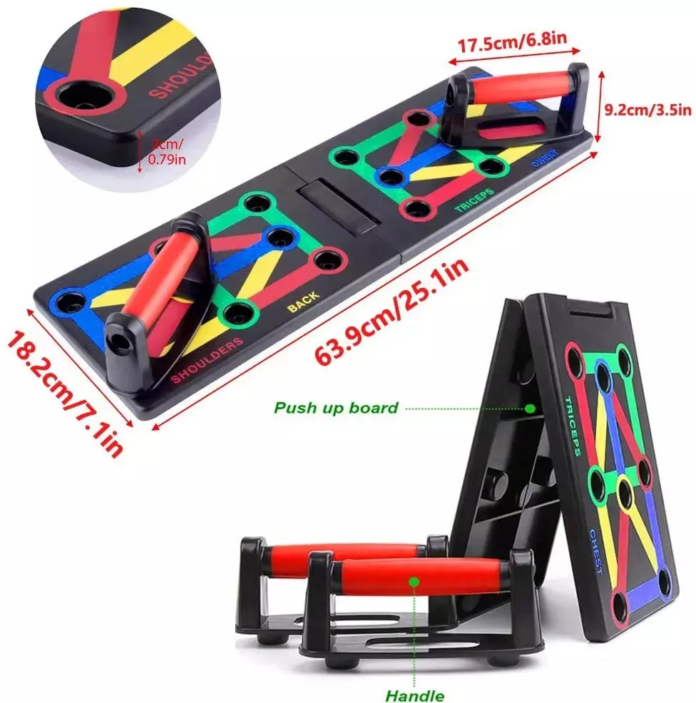 New Portable Home Fitness Body Building and Folding Push up Board for Push up Training