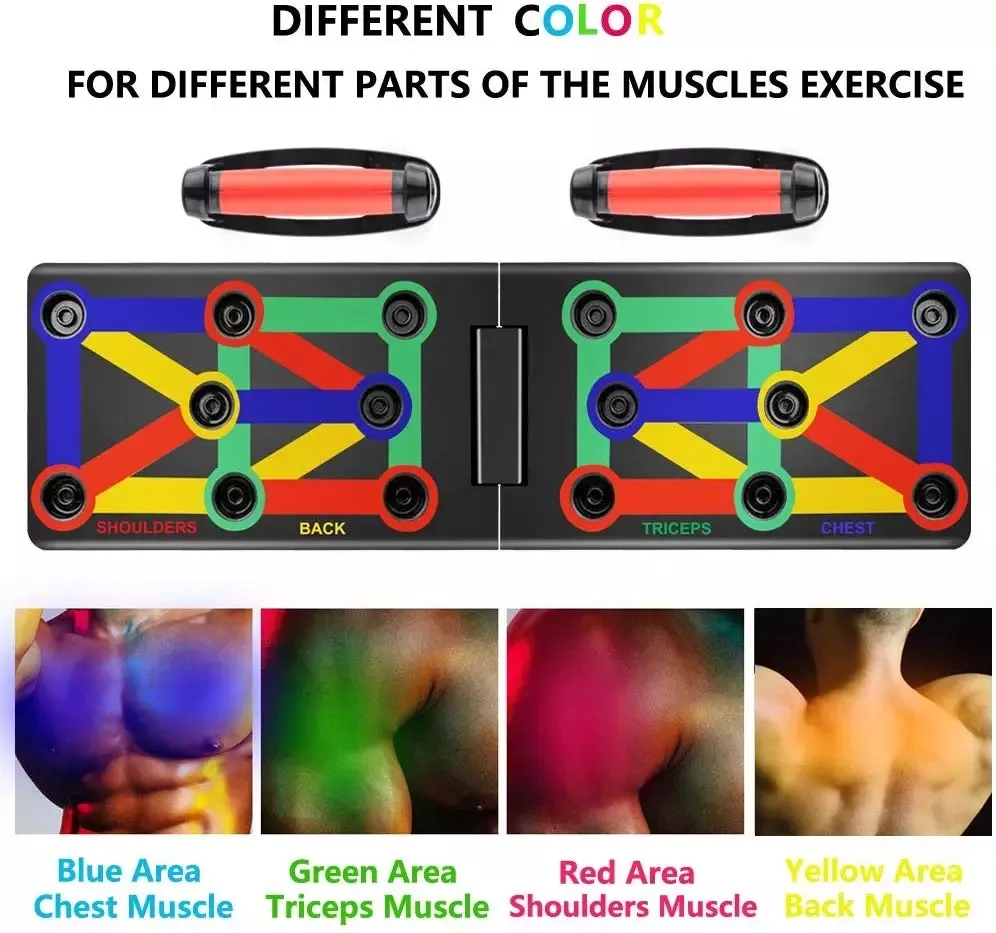 New Portable Home Fitness Body Building and Folding Push up Board for Push up Training