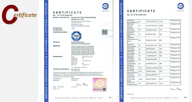 Outdoor Backyard Exercise Garden Gym Fitness Equipment (GYX-A11) Elliptical-Cross-Trainer