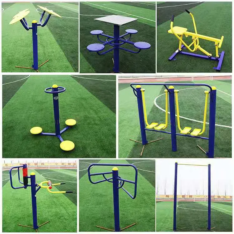 Outdoor Fitness Gym Equipment Park Seated Pedal Machine for Four Person Exercise