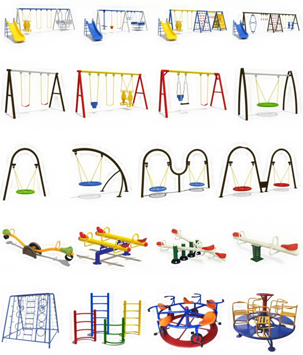 Outdoor Park Community Square Adult Children Fitness Exercise Equipment