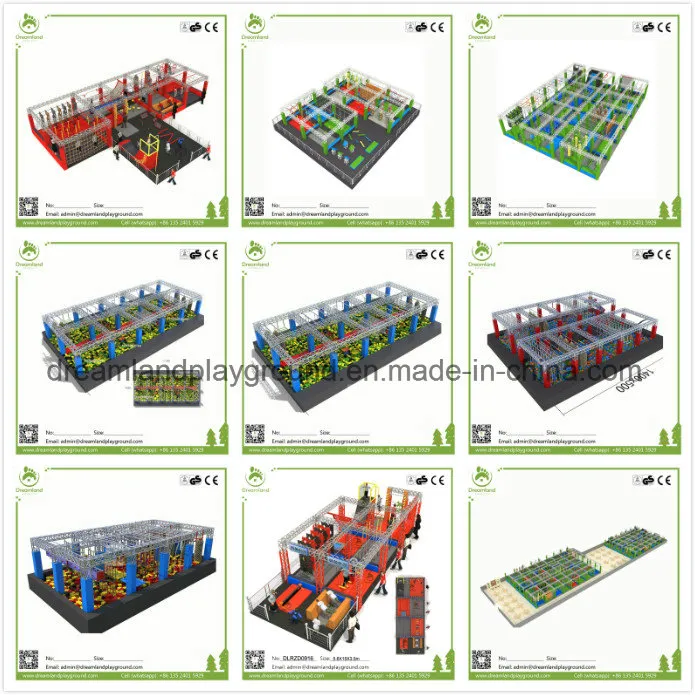 Professional American Ninja Warrior China Top Ninja Park Supplier Commercial Indoor Ninja Warrior Obstacles Course for Sale