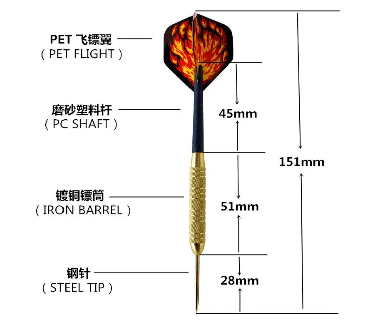 Professional Wholesale Sisal Bristle Dart Board with Stainless Steel Darts