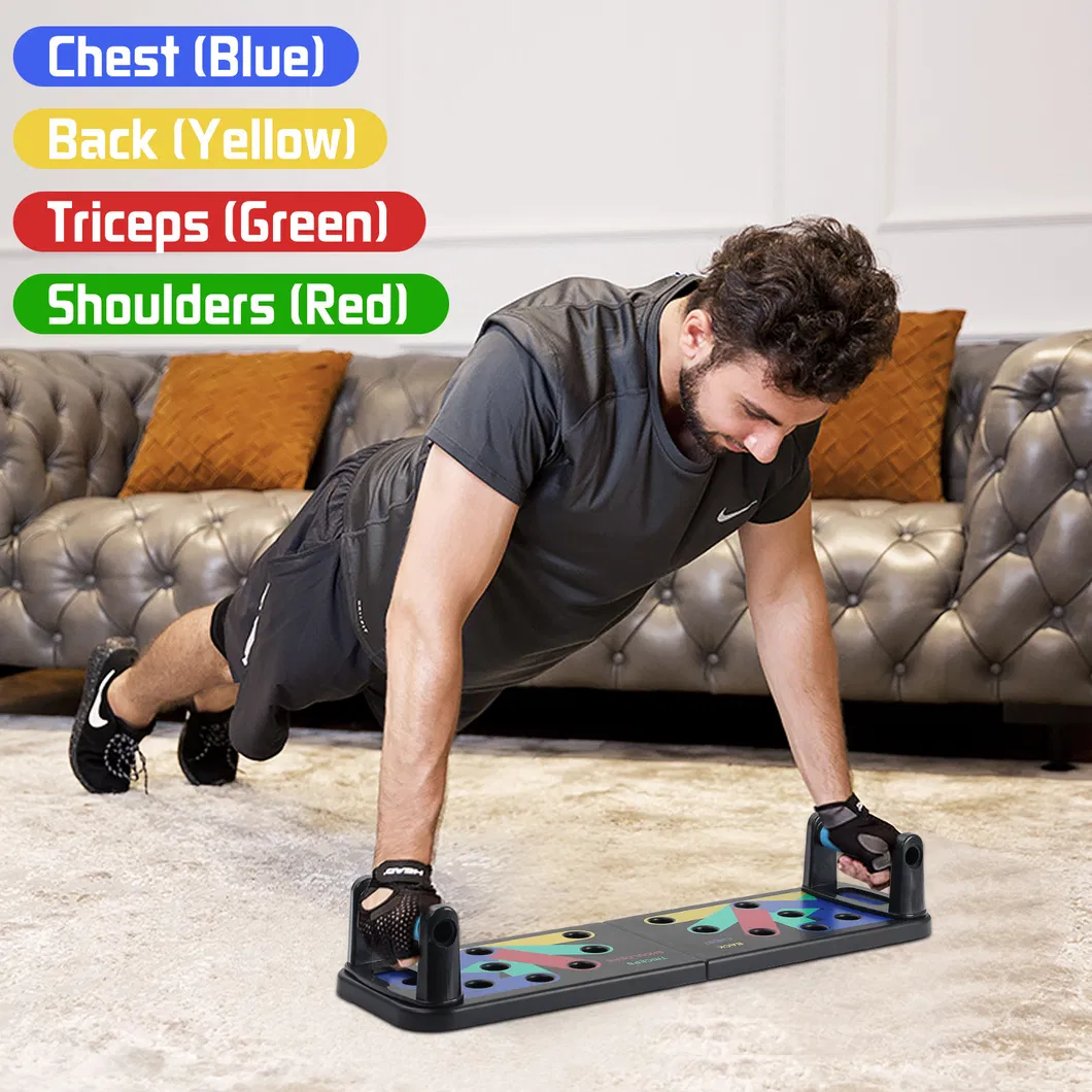 Push up Muscle Board 11 in 1 Body Building Fitness Exercise Workout Push-up Stands