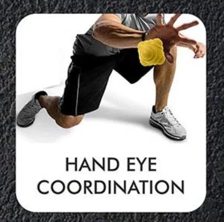 Rubber Bounce Reaction Balls for Agility Reflex and Coordination Training