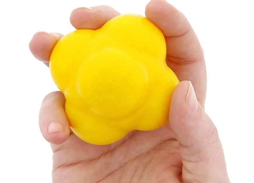 Rubber Bounce Reaction Balls for Agility Reflex and Coordination Training