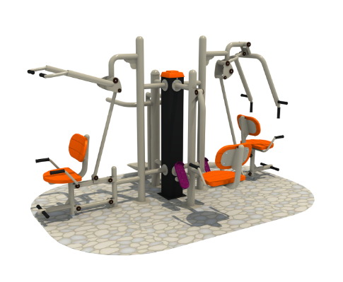 SGS\OHSAS18001\ISO9001\ISO14001 Certificate Good Quality Outdoor Sport Goods Fitness Equipment Outside Gym Customized Brand