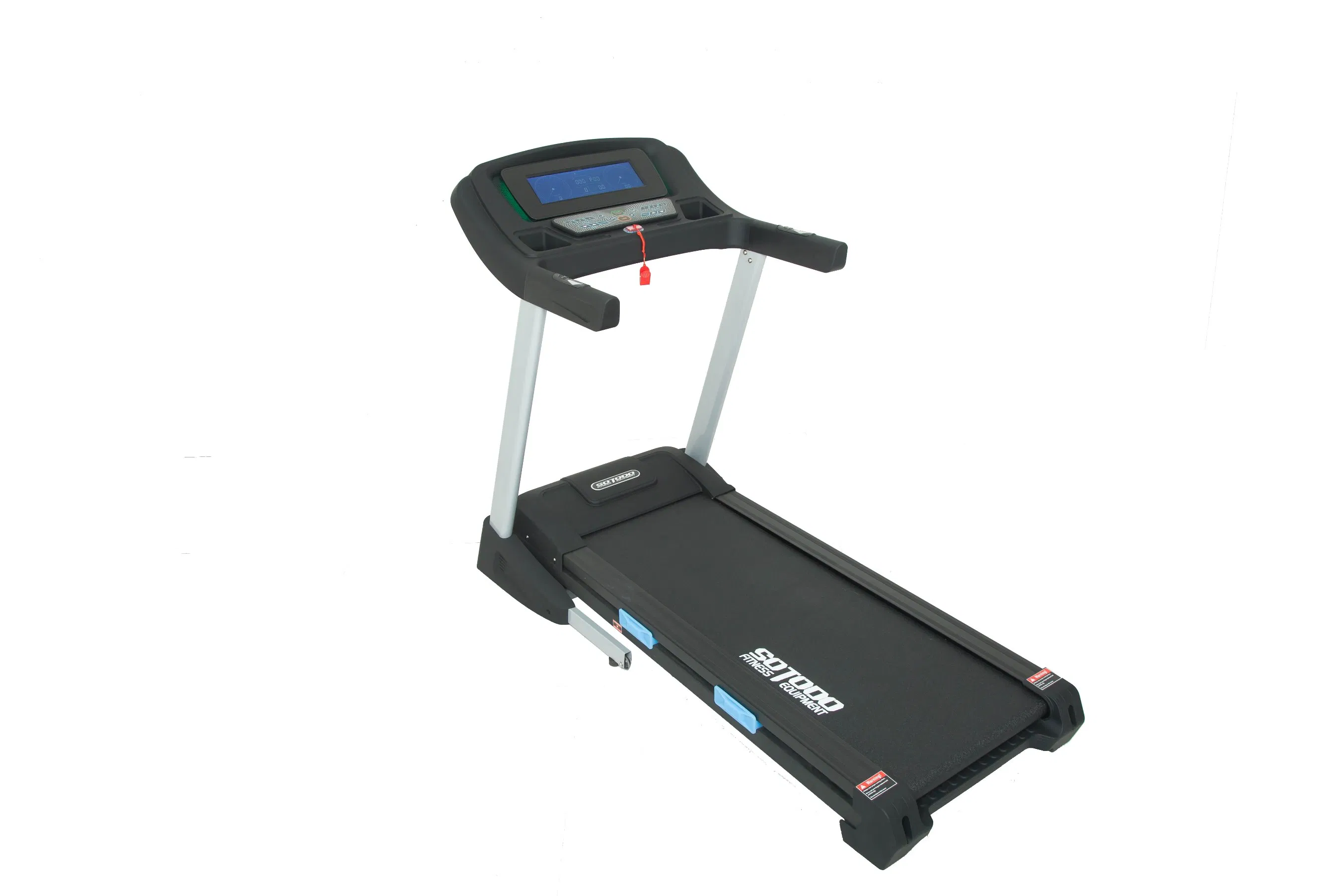 Shock Absorbing Electric Treadmill with Bluetooth Heart Rate Function Adjustable Slope Running Machine Shock Absorbing Electric Treadmill with Bluetooth Heart Rate Function Adjustable Slope Running Machine