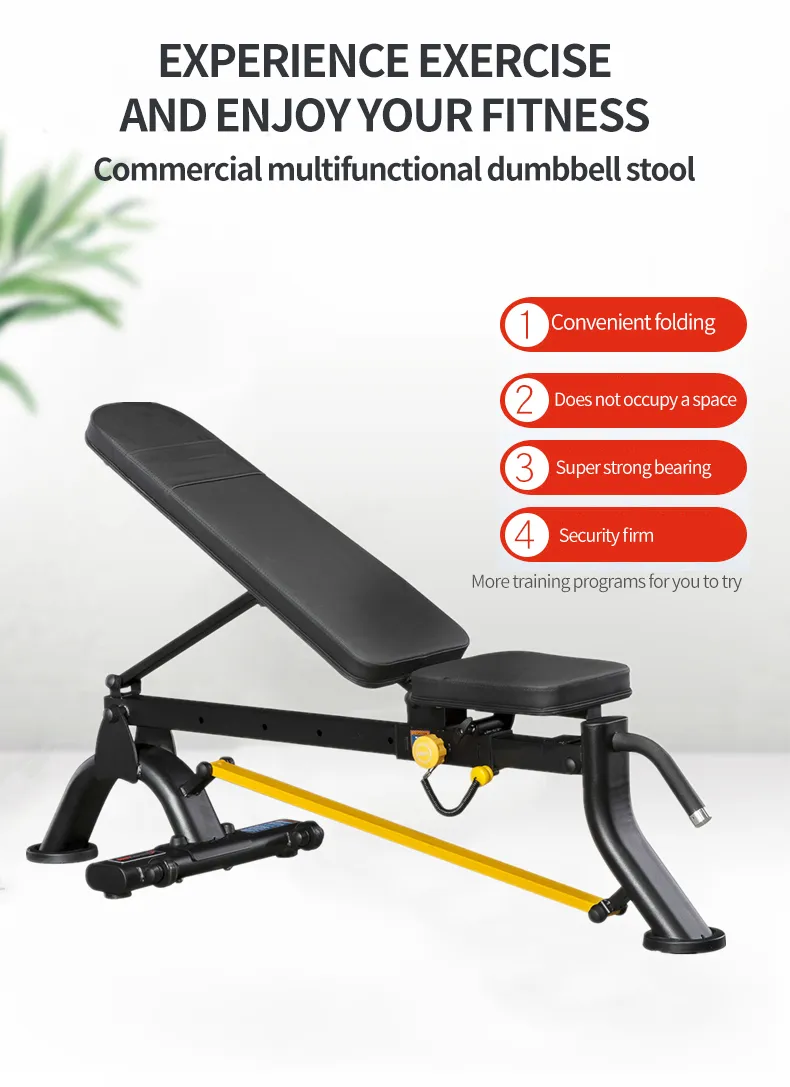 Sit up Stool Dumbbell Barbell Flat Press Weight Lifting Bench