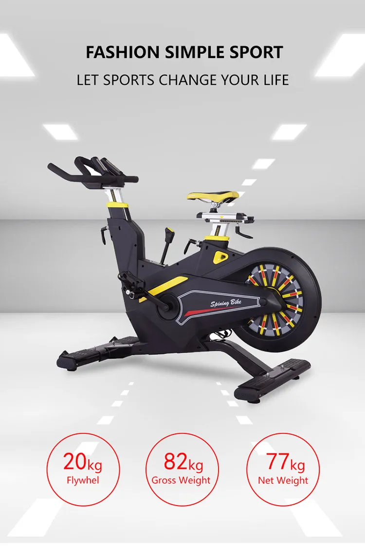 Stationary Bicycle Health Ware Spin Magnetic Resistance Exercise Bike