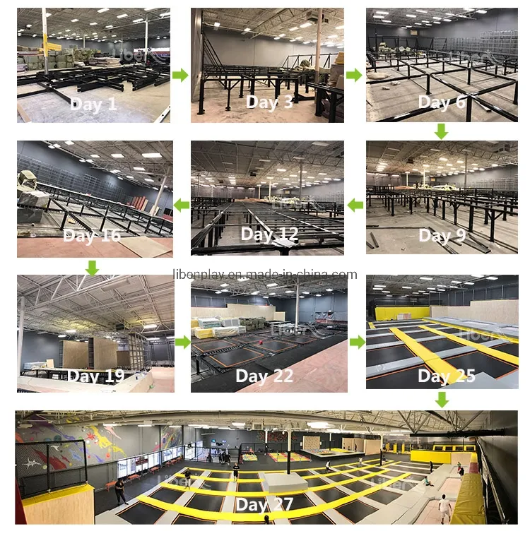Super Fun Recreational Jumping Trampoline Park