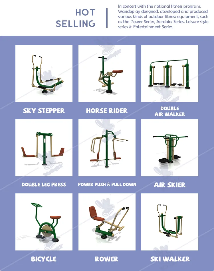 TUV Body Building Exercise Strength Training Sports Goods Street Workout Gym Machine Station Health Air Walker Outdoor Gym Fitness Equipment for Adults