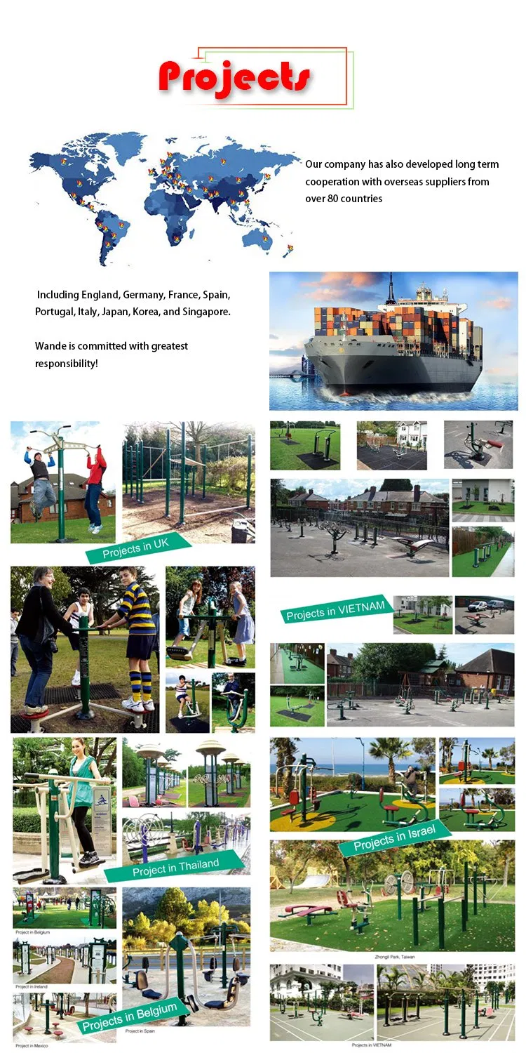 TUV Body Building Exercise Training Sports Goods Street Workout Home Gym Machine Squat Pushing Steel Joint Body Traning Gym Outdoor Life Fitness Equipment