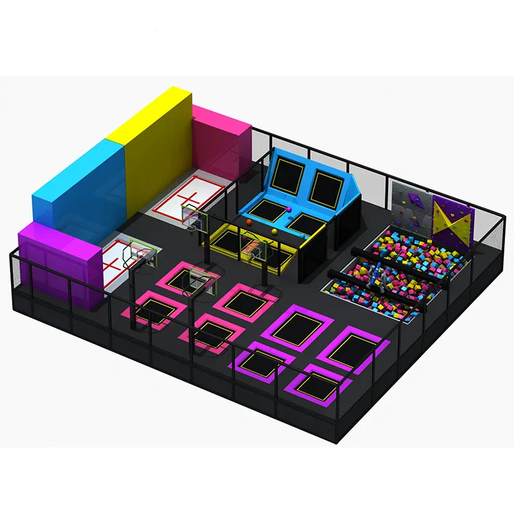 Vasia Huaxia Trampoline Children Indoor Park Commercial Equipment