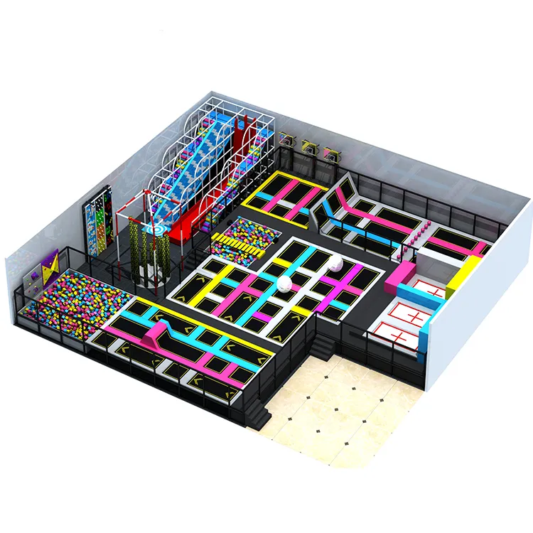 Vasia Huaxia Trampoline Children Indoor Park Commercial Equipment