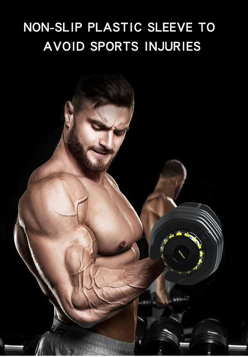 Wholesale Adjustable Chrome Fitness 15kg Barbell Strength Training Dumbell Sets Dumbbell Set Rubber Dumbbell Set