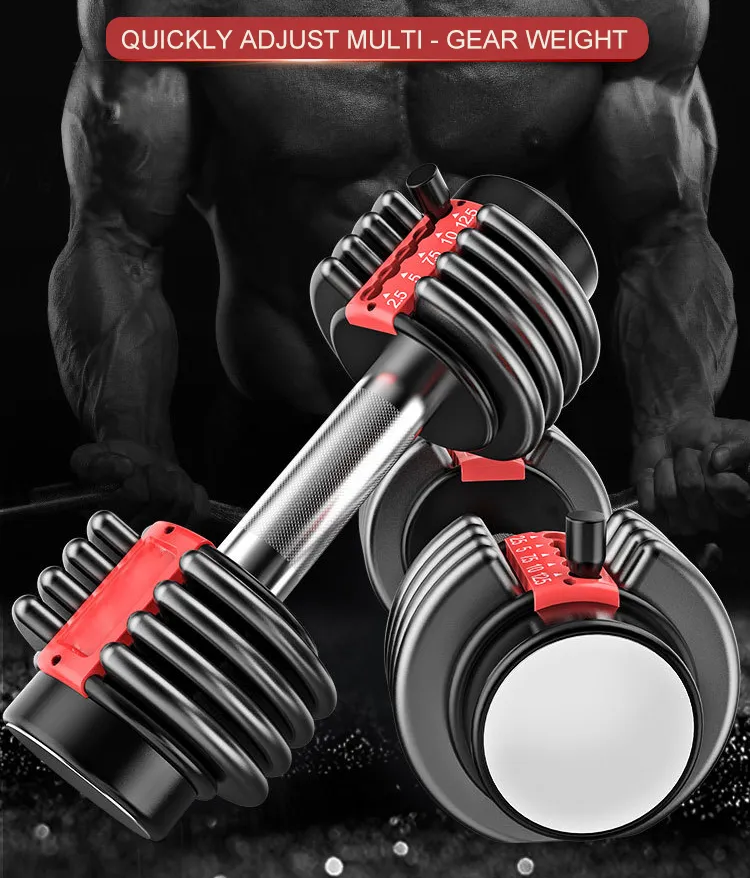 Wholesale Adjustable Rubber Hex Chrome Fitness 15kg Barbell Strength Training Dumbell Sets Wholesale Dumbbell Set