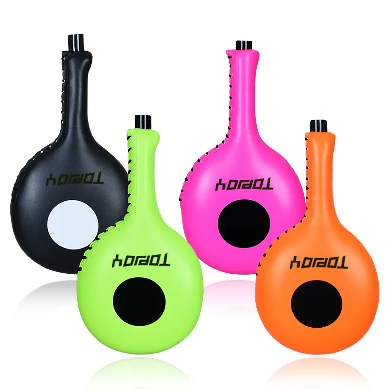 Wholesale Microfiber Leather Kick Boxing Reaction Target Coaching Training Punching Curved Pads