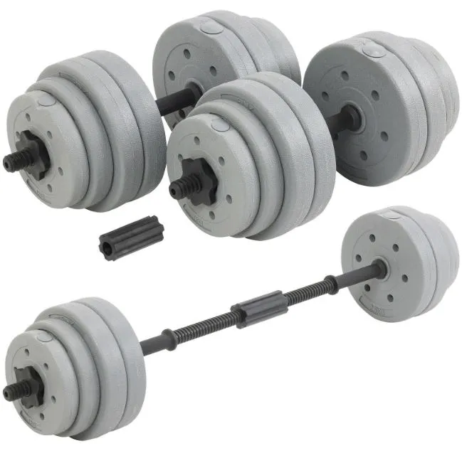 Yugland Doublewin Fitness 30kg Dumbbells Pair of Weights Barbell Body Building Set